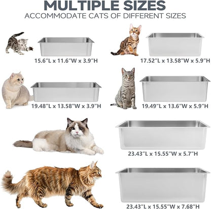 Kirecoo Stainless Steel Cat Litter Box - Image 7