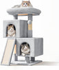 34'' Small Cat Tree with 2 Condos, Sisal Scratching Posts & Board, Sturdy Light by Unknown