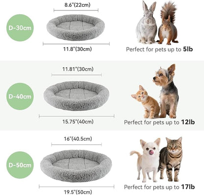 LESYPET Cat Bed for Indoor Cats, Small Pet Bed Curl Sleep Cushion - Image 5