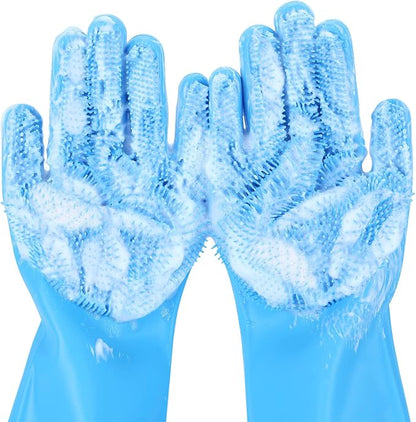 Pecute Pet Grooming Gloves by pecute
