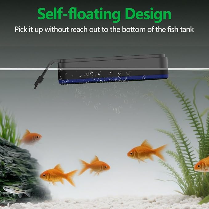 Aquarium Magnet Glass Cleaner, Double-Sided Detachable & Floating Algae Scraper - Image 7