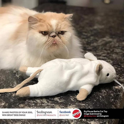 SPOT Big Mouse Bertha Cat Toy - Image 8