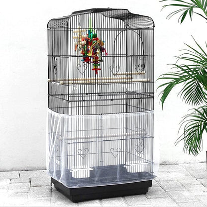 Universal Bird Cage Seed Catcher, Seed Catcher Guard Net Cover, Parrot Nylon - Image 5