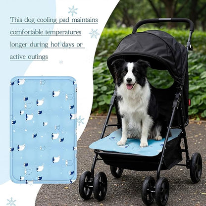 Nuanchu Dog Stroller Cooling Mat Waterproof Outdoor Pet Cooling Mat Washable - Image 7