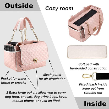 Fashion Dog Purse Carrier for Small Dogs - Image 3