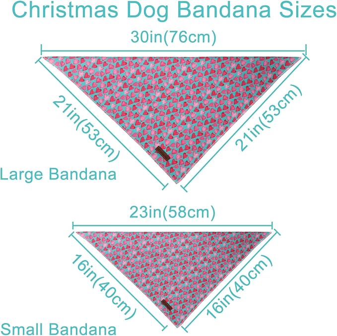 Valentine Dog Bandana - Image 4