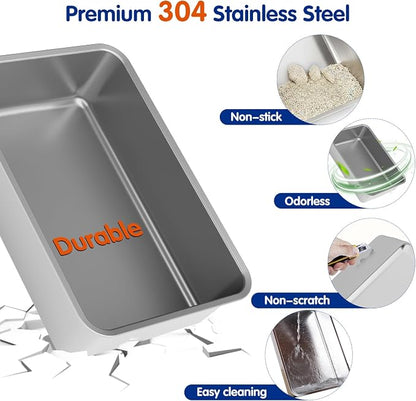 Stainless Steel Litter Box - Image 5