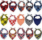 15pcs Dog Bandanas, Dog Scarf Kerchief Bibs Washable Girl Boy Dogs Bandanas Set by Unknown