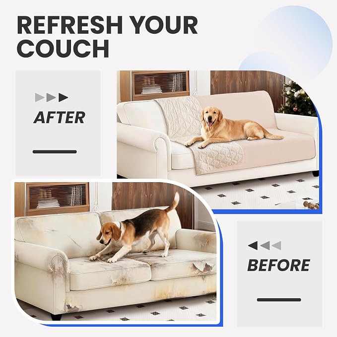Waterproof Couch Covers for Pets, Waterproof Dog Bed Cover, Anti-Slip Soft Dog - Image 7