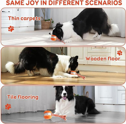 Interactive Dog Toys, Random Path Electric Automatic Moving and Rolling Dogs Toy - Image 6
