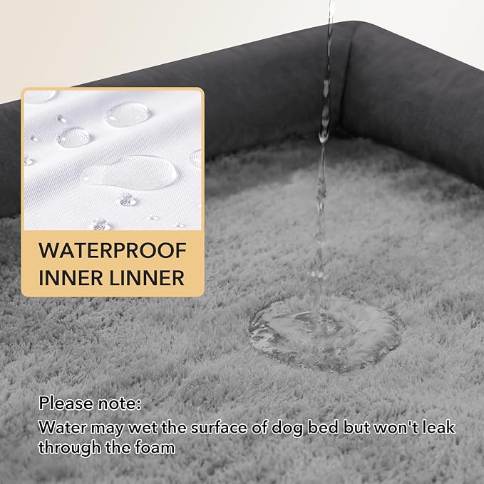 Orthopedic XXL Dog Beds, Waterproof Egg Crate Foam Big Pet Bed - Image 3