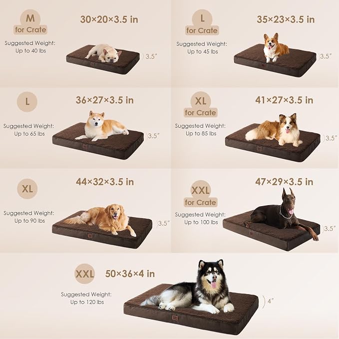 EHEYCIGA Orthopedic XL Dog Beds - Image 3