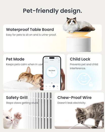 SwitchBot Air Purifier for Home up to 3620 ft², HEPA Air Purifier - Image 8