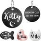 Ultra Joys Cat ID Tag Personalized Pet Tags, Durable Stainless Steel Small Pet by UltraJoys