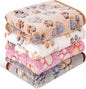 4 Pack Premium Soft Pet Blankets Washable by Vowanop
