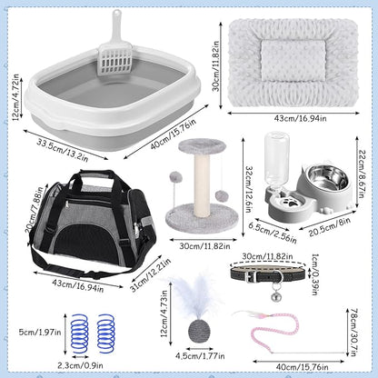 Eccliy Kitten Starter Kit, Pet Toy, Folding Carrier, Climbing Frame, Automatic - Image 3