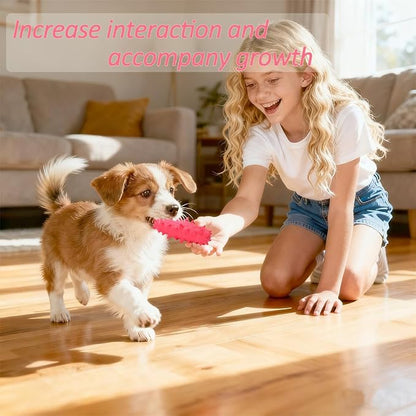2 Pack Dog Toys for Aggressive Chewers, Tough Puppy Chew Toys Teething Bone for - Image 5