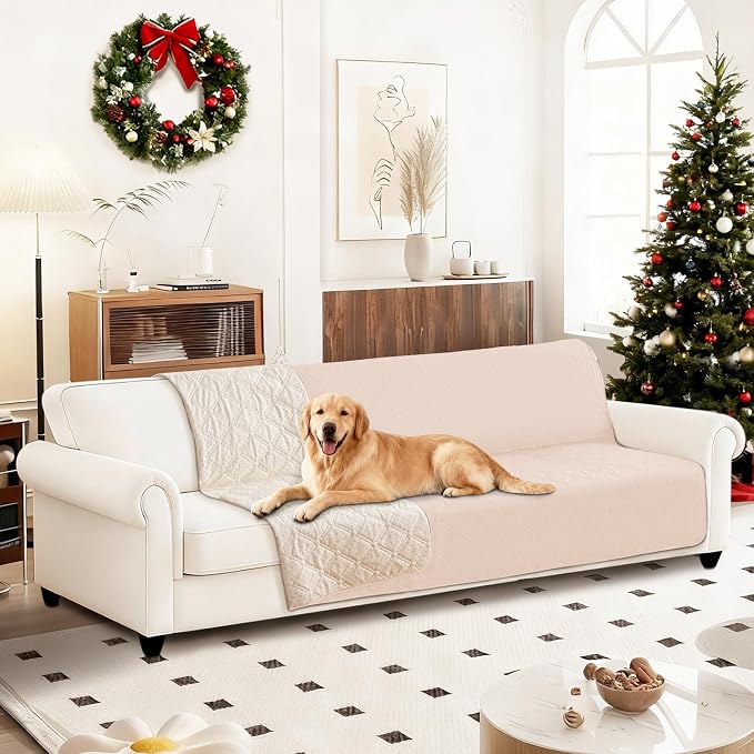 Waterproof Dog Bed Cover, Non-Slip Dog Blanket by CYCMACOHOME