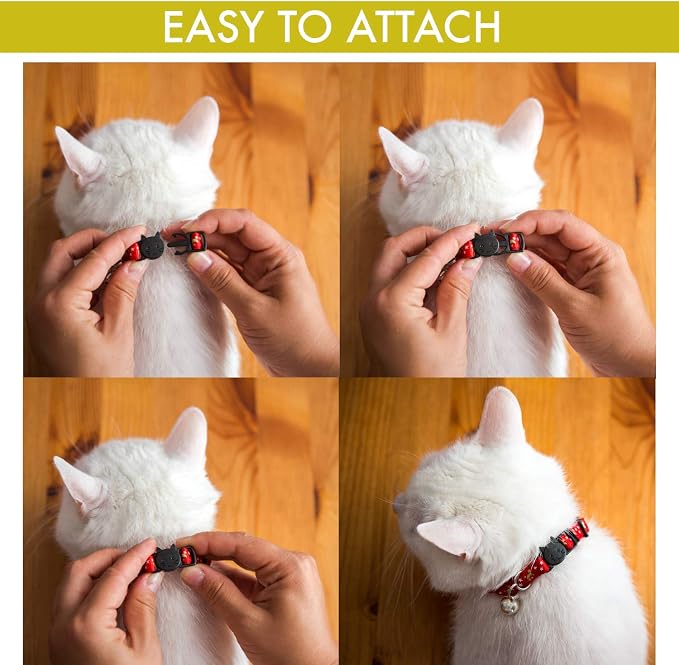 Cat Collar Stars and Moon, Reflective - Image 6