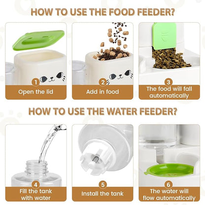 2-in-1 Gravity Pet Feeder & Water Dispenser - Image 6