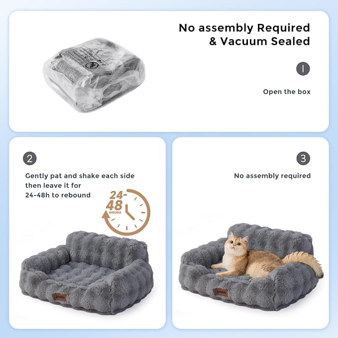 Small Dog Sofa - Orthopedic Cat Sofa Bed - Image 6