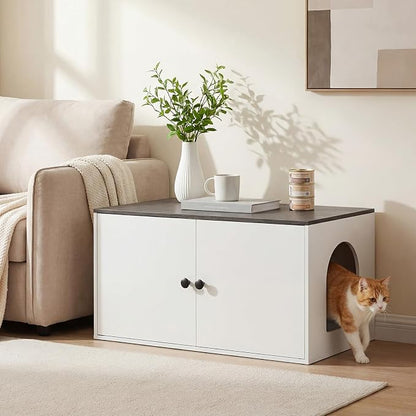 HOOBRO Cat Litter Box Enclosure, Hidden Litter Box Furniture - Image 4