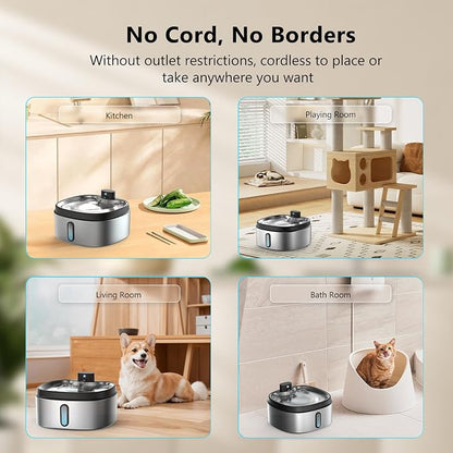 Wireless Cat/Dog Water Fountain 7L/1.8Gal - Image 9