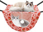 JSPYFITS Cat Cage Hammock with Ball, Double Layer Hanging Adjustable Soft Pet by JSPYFITS