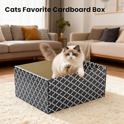 Cardboard Cat Scratcher Box - Image 5