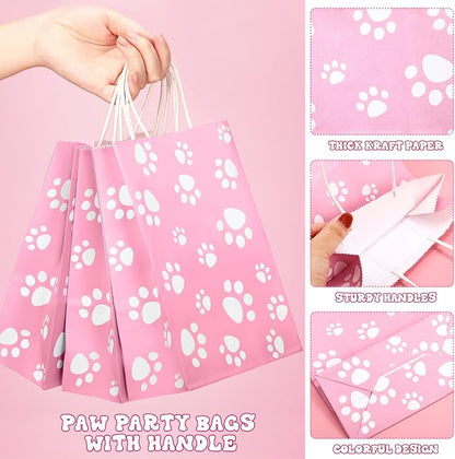 Blulu 20 Pcs Puppy Dog Paw Gift Bags - Image 3