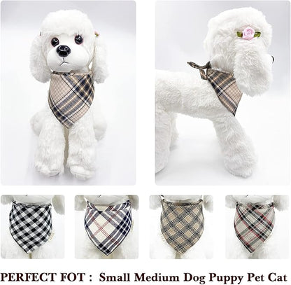 5PCS Dog Bandanas with Button - Image 4