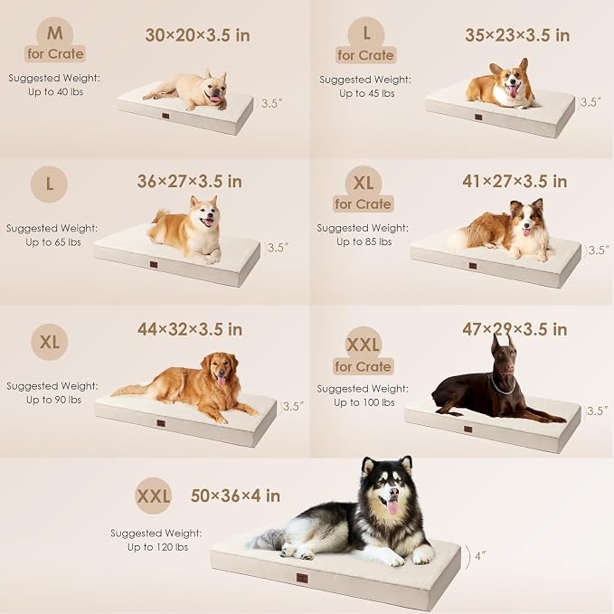 EHEYCIGA Orthopedic XL Dog Beds - Image 2