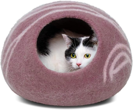 MEOWFIA Cat Cave – Premium Felt Cat Bed by MEOWFIA
