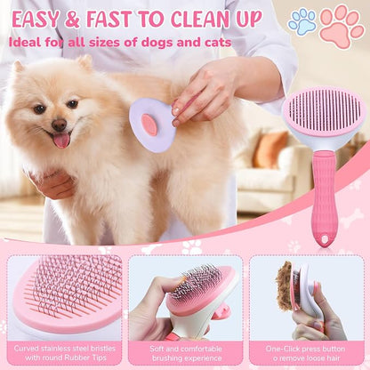 Dog Brush & Grooming Kit – 9-Piece Pet Brush & Deshedding Set - Image 4
