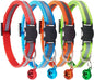 Breakaway Reflective Nylon Cat Collars by D-buy