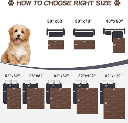 Smiry Waterproof Dog Bed Cover Blanket 82x102, Soft Reversible Pet Blanket - Image 6