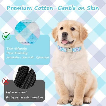 Cotton Collar for Dog，Soft Adjustable Dog Collars for Small Dogs, Cute Dog - Image 6