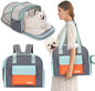 Expandable Cat & Small Dog Carrier Backpack, Soft-Sided Airline-Approved Pet by JourCraf