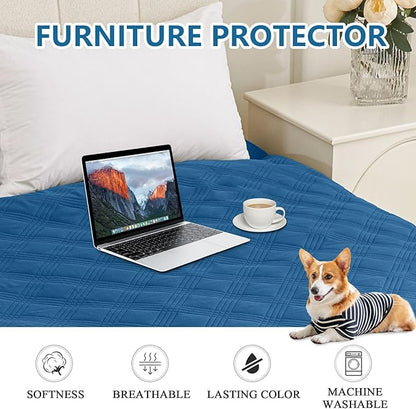 hyha Waterproof Dog Blanket, Reversible Pet Bed Blanket, Soft Sofa Couch Cover - Image 8