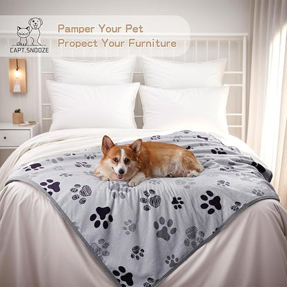 Waterproof Dog Blankets Pet Blanket 50"x60", Soft Fluffy Sofa Car Bed Protector - Image 6