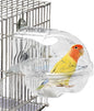 kathson Bird Bath Box for Cage Parakeet Bath Tub Parrot Hanging Bathtub Cube by kathson
