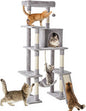DUMOS Large 63in Cat Tree Tower, Natural Sisal Scratching Posts, Extended by DumosLifestyle