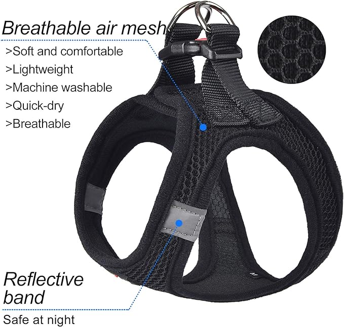Dog Harness Step-in Breathable Puppy Cat Dog Vest Harnesses - Image 2