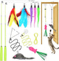 ChicWow Interactive Retractable Cat Wand & Hanging Toys by ChicWow