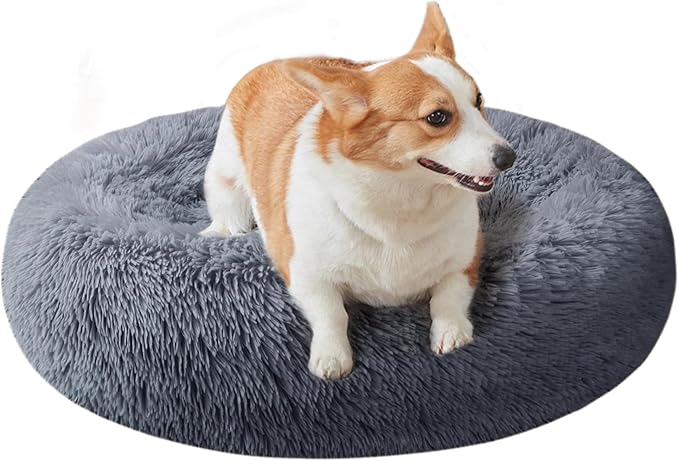Nisrada Dog Bed for Small Medium Large Dogs, 27 inch Calming Dogs Bed, by Nisrada