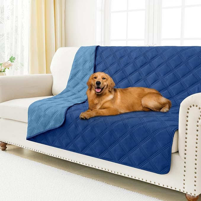 Smiry Waterproof Dog Bed Cover Blanket 68x82, Soft Reversible Pet Blanket by Smiry