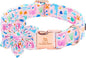 Lionheart glory Dog Collar Flower Collar Pink Dog Collars by LionheartGlory