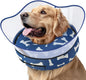 Supet Raised Inflatable Dog Cone Collar to Stop Licking, Soft Dog Cone by Supet