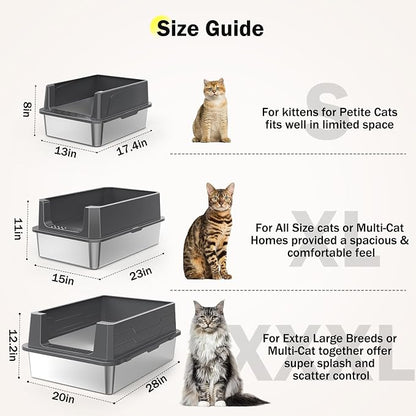 Stainless Steel Litter Box Extra Large - Image 6