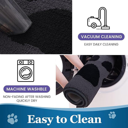 Buganda Dog Door Mat for Muddy Paws, Absorbent Dirt Trapper Washable Indoor - Image 7